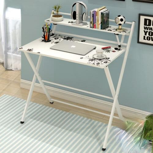 Simple Small Folding Desk Learning Writing Desk Simple Modern Home Desk Bedroom Desktop Computer Desk