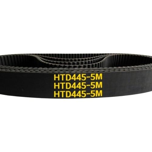 Arc HTD 5M Timing belt C=435/440/445/450 width10/15/20/25mm HTD5M synchronous Belt 435-5M 440-5M 445-5M 450-5