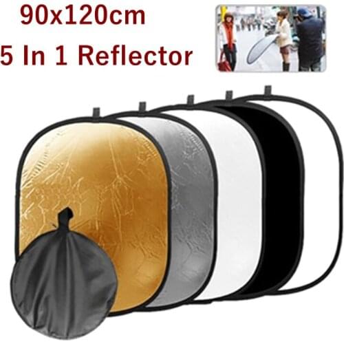 5 In 1 Collapsible Oval Multi-Disc Light Photo Studio Accessories Photography Reflector With Carry Bag Portable Photo Equipment