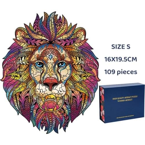 Unique 3D Wooden Puzzle Mysterious Animal Puzzles Boutique Gift Box Packaging Gift For Adult Kids Fabulous Montessori Toys Gift