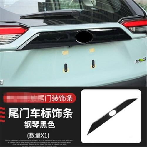 High quality ABS Chrome Rear Trunk Lid Trim Cover trim Trunk trim for 2020 Toyota RAV4 Car-styling 1PCS