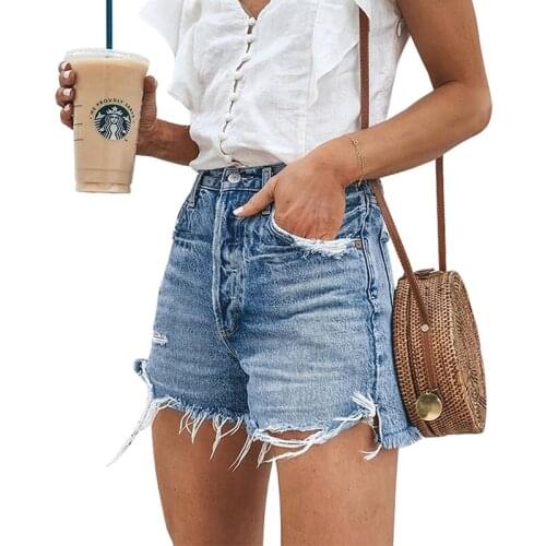 Summer High Waist Tassel Mini Short Jeans Women Streetwear Casual Straight Slim Sexy Plus Size Fashion Denim Shorts