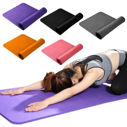 185*80cm Yoga Mat Stripe Anti-skid Sports Fitness Mat 6mm 8mm Women Thick Gymnastics Mats For Health Exercise Yoga And Pilates