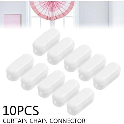 4.5*6mm Vertical Blinds Pull Cord Connector Mini Plastic Roller Curtain Chain Connector Beads Replacement Curtain Tool Part 10pc
