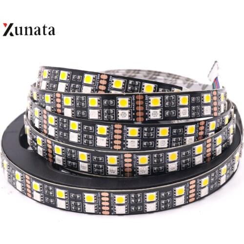 5m 12V 24V SMD5050 LED Strip Light 120Leds/m Double Row LED Tape White Warm White RGB RGBW RGBWW Waterproof LED Light Strip