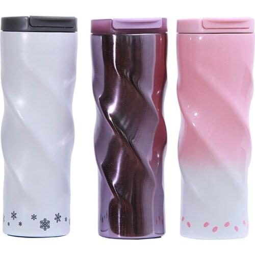 500ML Double Stainless Steel Travel Coffee Mug With Lid Water Cup Tea Car Vacuum Flask Tumbler Thermos Garrafa Termica Caneca