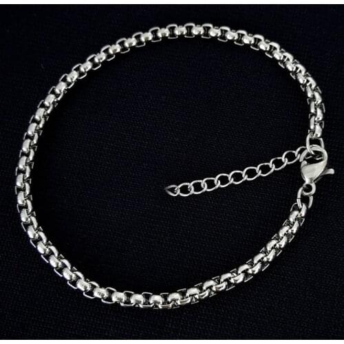 Bracelet men stainless steel friendship chain bracelet on hand hip hop gifts for male accessories fashion charm bracelet jewelry