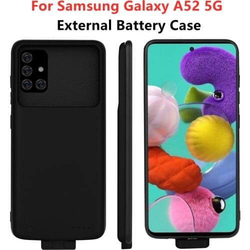 5000mAh Battery Charger Cases For Samsung Galaxy A52 5G Power Bank Case External Charging Cover For Samsung A52 Battery Case