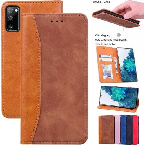 Luxury Magnetic Leather Case For Samsung Galaxy A51 A71 A31 A41 A21s A50 A70 A20E M31 A20s S20 Fe Note20 ultra Flip Wallet Cover