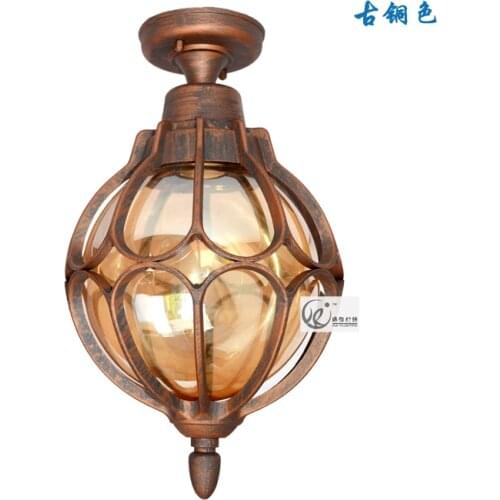 European Style Waterproof Outdoor Villa Garden Decoration ceiling light Cafe Bar Coffee Shop Store Hall Club