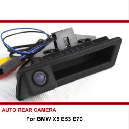 For BMW X5 E53 E70 Car rear view camera trasera Auto reverse backup parking Night Vision Waterproof HD