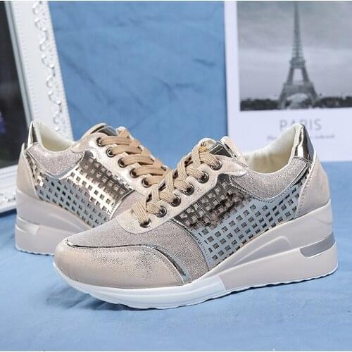 Women Sneakers Platform Running Shoes For Women Breathable Mesh Outdoor Sport Shoes Womens Walking Gym Trainers Ladies Tenis