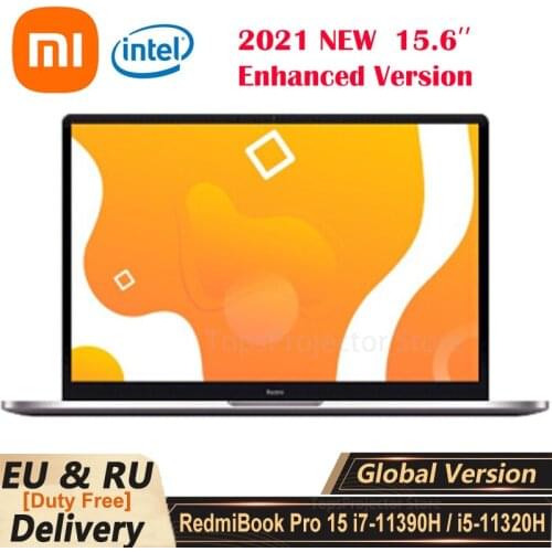 New Xiaomi RedmiBook Laptop Pro 15 Enhanced Version 15.6Inch i7-11390H / i5-11320H 16GB+512GB 90Hz 3.2K Screen MX450 Notebook