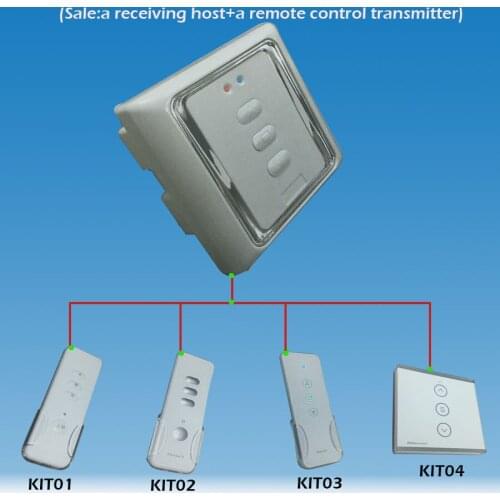 OMATE Type86 screem single remote control DC24V55W Fenestration Interlligent receiver of tubular motor