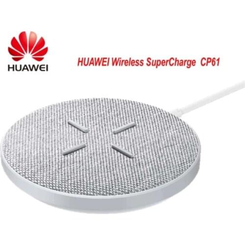Original Huawei Wireless Charger Max 27W Super Charge Qi Wireless Charger CP61 For iPhone 11 12 Samsung S20 Huawei P40 Pro Mate