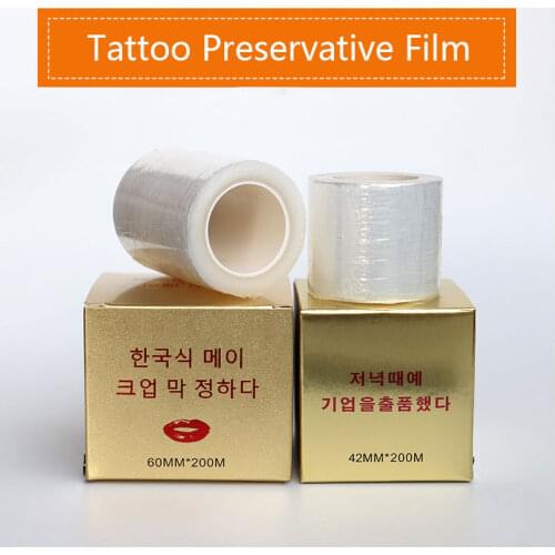 Tattoo Preservative Film Eyebrow Lip Tattoo Covering Film Eyelash Remover Plastic Wrap Professional False Eyelashes Extension