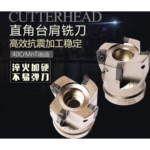 Right Angle Shoulder Shell Milling Cutter High Precision CNC Cutterhead Hard Milling Cutter BAP400R-50-22-4T Cutterhead