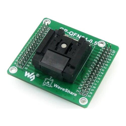 QFN-64BT-0.5-01 with PCB QFN64 MLF64 MLP64 Enplas IC Test Socket Programming Adapter 0.5mm Pitch = GP-QFN64-0.5-B Free Shipping