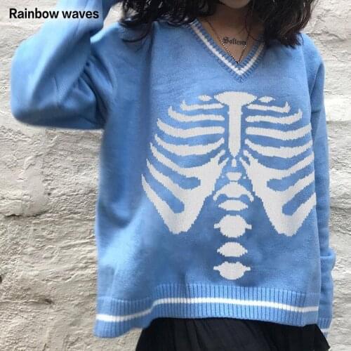 Rainbow waves Women's Sweaters And Cardigans