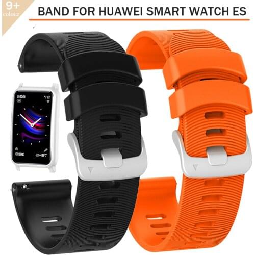 New Soft Sport Silicone Wrist Strap for Honor ES Smart Watch Bands Watchband Bracelet Replaceable Correa Accessories Band 20mm