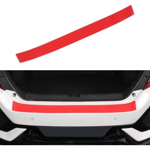 Car Trunk Rubber Cover Trunk Rear Bumper Guard Anti-scratch Bar Rear Bumper Sill Car Rear Bumper Cover Sticker Strip Protector