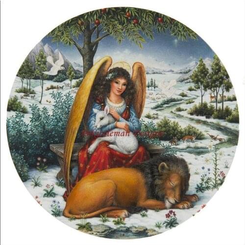 Needlework for embroidery DIY DMC High Quality - Counted Cross Stitch Kits 14 ct Oil painting - Edens Angel