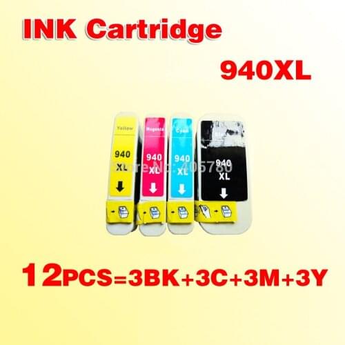Compatible For 940 INK cartridge (C4906A, C4907A, C4908A, C4909A) compatible for HP8000/8500/8500A