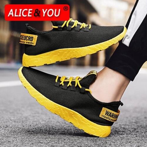 2021 Big Size Comfortable Couple Jogging Causal Shoes Flying Woven Breathable Sports Shoes High Quality Outdoor Running Shoes