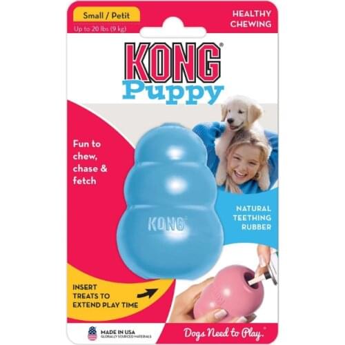 XS-L KONG Puppy Dog Toy with Your Choice of Dog Treat