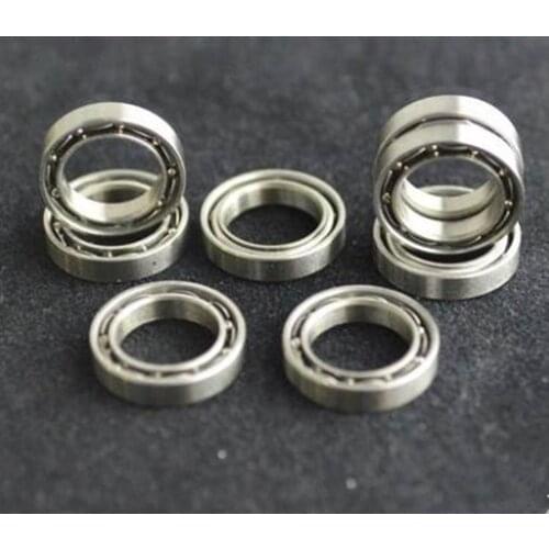 10pcs MR128 8x12x2.5mm Miniature Model Bearing Open Bearing Metal Shielded Ball Bearings
