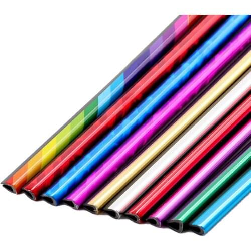 10PCS Auto Car Air Outlet Decoration Strip Car Vent Trim Strip Car Air Outlet Bright Strip U-shaped Decorative Bright Strip