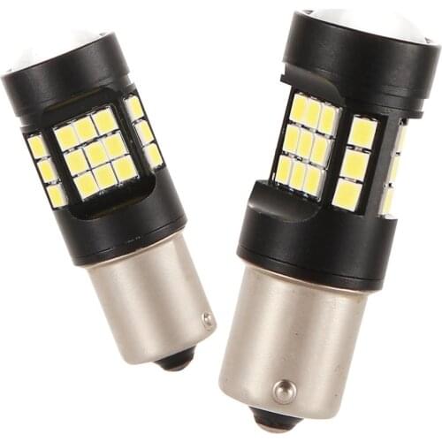 2PCS High Quality 1156 BA155 LED Auto turn signal light Lamps Car Day Running Light brake light Reverse Bulbs corner light