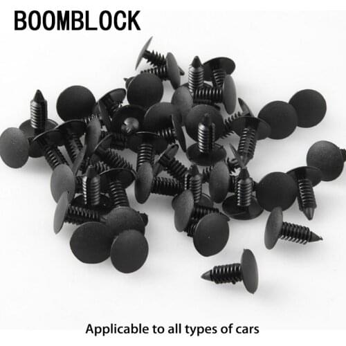 50Pcs Car Door Fender Trunk Fastener for VW Polo Jetta Toyota Corolla Mercedes W203 W205 Saab Renault Megane 2 3 Dacia Duster