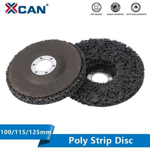 XCAN Poly Strip Disc Abrasive Wheel Paint Rust Removal Clean For Angle Grinder 100/115/125mm Polishing Disc Abrasive Disc