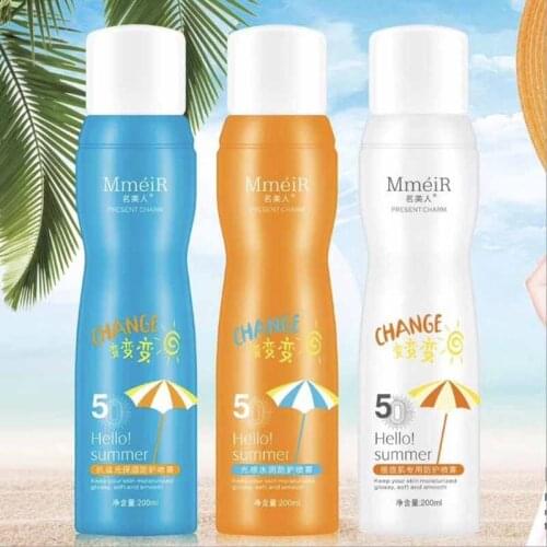 Anti-Blu-ray Light Moisturizing Acne Muscle Protection Sunscreen Spray Moisturizing Isolation Sunscreen Cream Waterproof