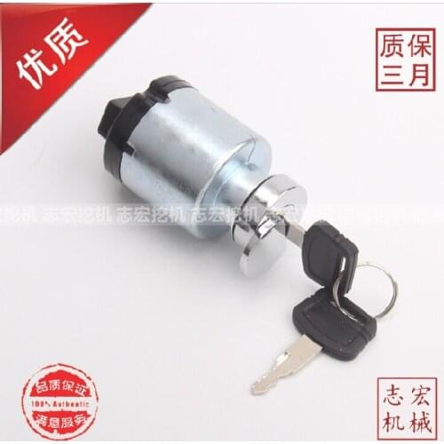 Free shippin fit for Hitachi 60/EX200-2/3/5 Excavator Ignition Start Switch Key Igniter Electric Door Lock warranty 3 months