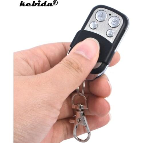 Kebidu 433Mhz Wireless Remote Control Receiver Module RF Transmitter Electric Cloning Gate Garage Door Auto Keychain
