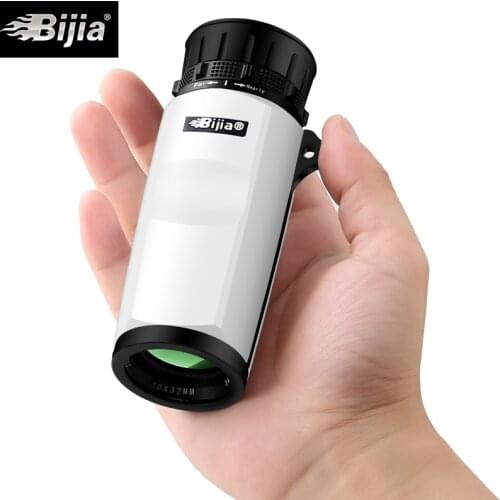 BIJIA 10X32 HD Monocular Telescope Optical Glass High Power Binoculars Spyglass LLL Night Vision For Tourism Gifts Camping