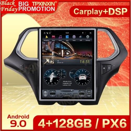 Carplay 2 Din Android 9 Tesla Screen Multimedia Stereo For GAC Trumpchi GS4 WiFi Navigation Radio Viedo Audio Player Head Unit