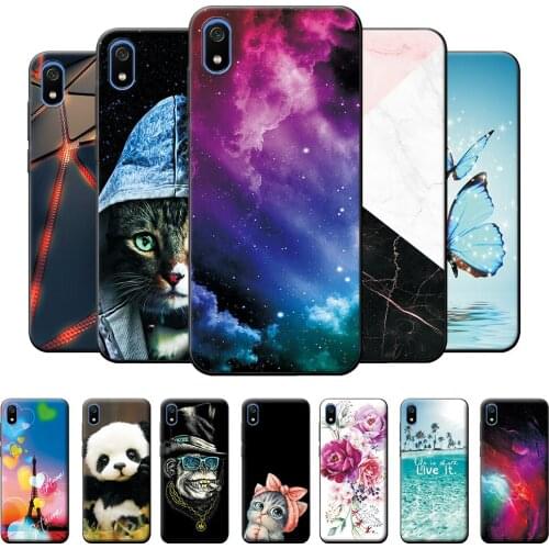 5.45" Case For Redmi 7A Silicone Soft TPU Phone Cover For Redmi 7A Case Cool Fashion Pattern Protective Case Bumper For Redmi 7A