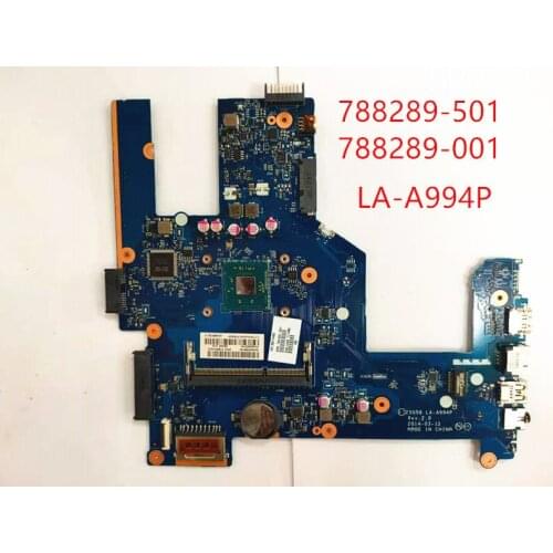 For 15-R 15T-R 15-s laptop motherboard 788289-501 788289-001 with SR1YJ N2840 CPU LA-A994P 100% well working