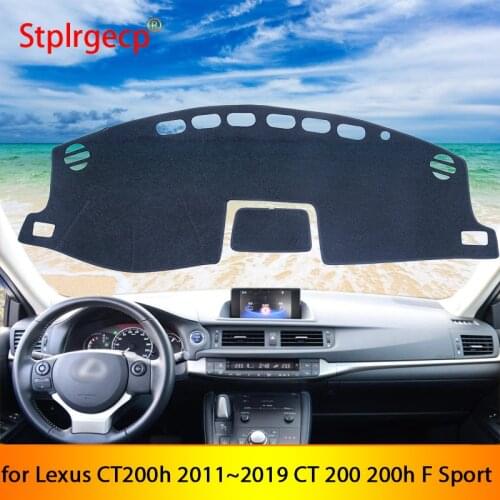 For Lexus CT200h 2011~2019 CT 200 200h F Sport Anti-Slip Mat Dashboard Cover Pad Sunshade Dashmat Carpet Accessories 2013 2014