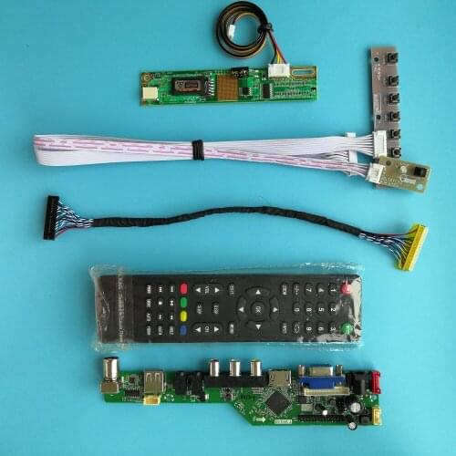 For LP133WX1(TL)(N1) Digital Signal Resolution 1 lamps 13.3" Mother Board Controller Board AV VGA 30pin Module TV 1280X800
