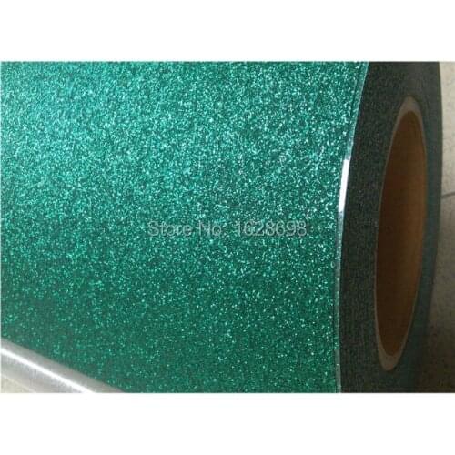 CDG-06 Emerald color Glitter Transfer Film Vinyl South Korea good Quality Choosing Film