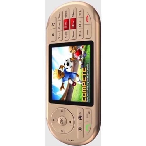 Handheld gaming machine dual card straight Mobile phone MP3 4 player with speaker LED flashlight FM radio built-in game gamepad