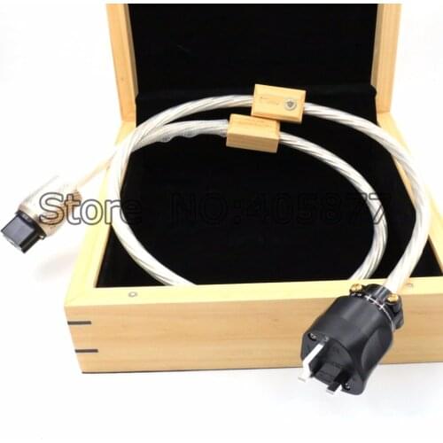 1.5m DIN 2 Supreme Reference UK Power Cord Cable With 20A IEC Power Plug HIFI Audio Power Cable