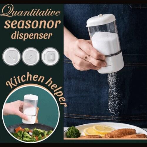 Kitchen Tools Accessories Quantitative Seasoning Dispenser Metering Spice Bottle Salt Pepper Cumin Powder Jar Cooking BBQ Tools