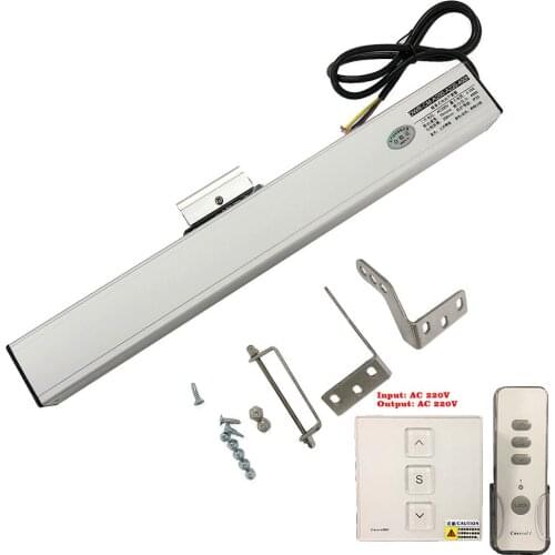 AC220V Electric Window Opener With Power Switch And Remote Control 400N Single Chain Automatic Motorized Window Opener