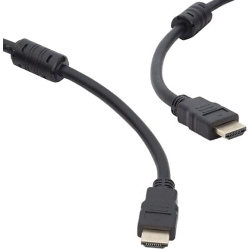 POWERMASTER PLASTIC FLAT BLACK 10 METERS HDMI CABLE POŞETLİ