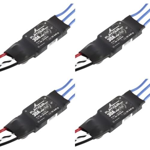4pcs Hobbywing Platinum 30A Pro 2-6S ESC Electric Speed Controller OPTO Specially for Multirotor